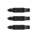 #1-#2 Phillips & 3/16" Flat Screwdriver Bits